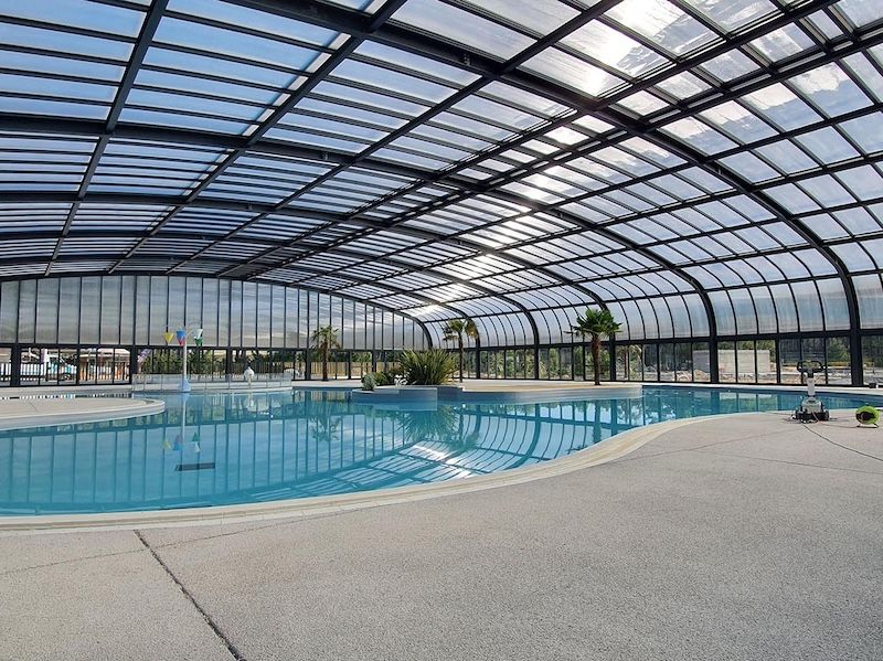Commercial pool enclosure