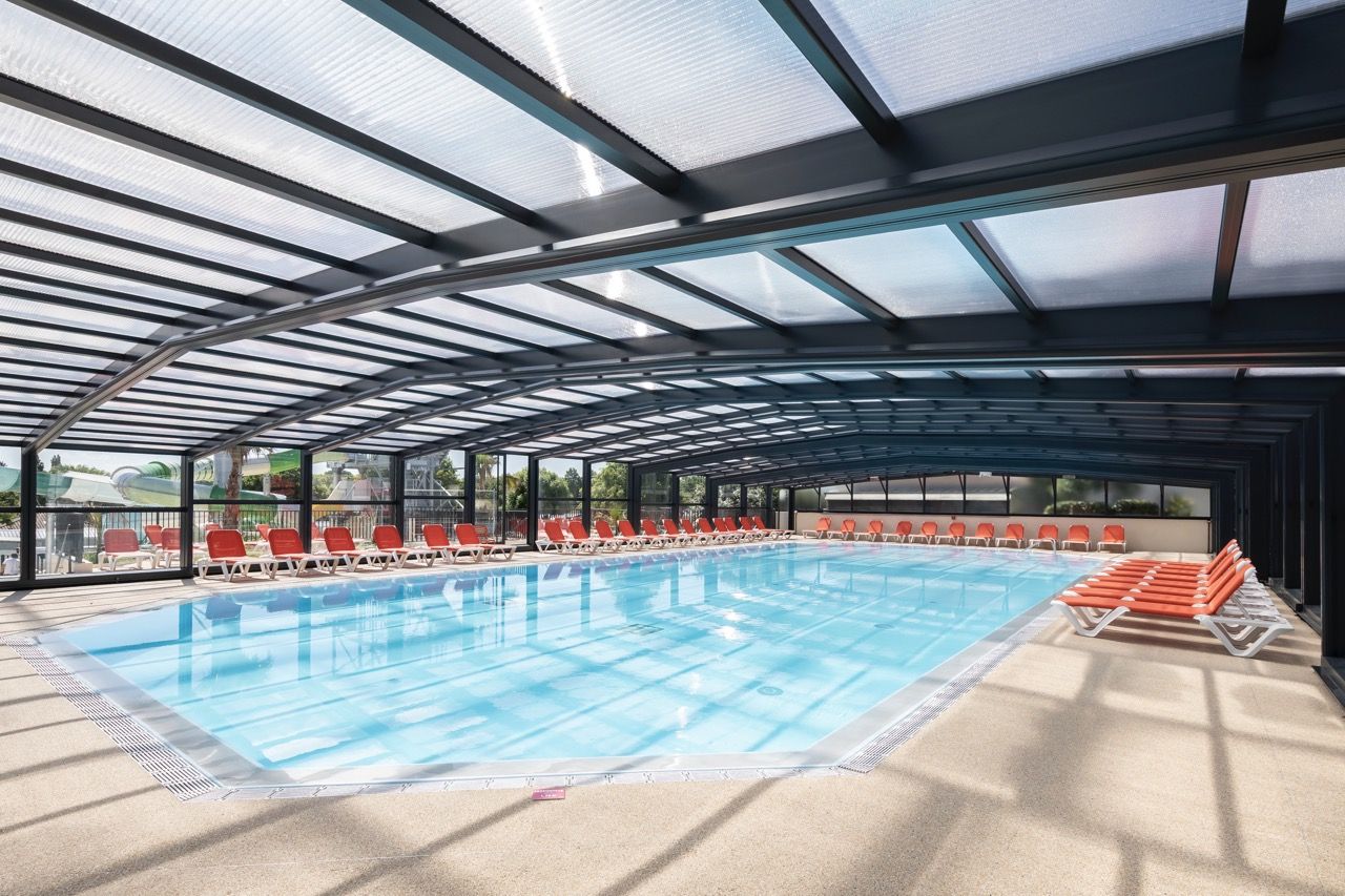 Commercial pool enclosure